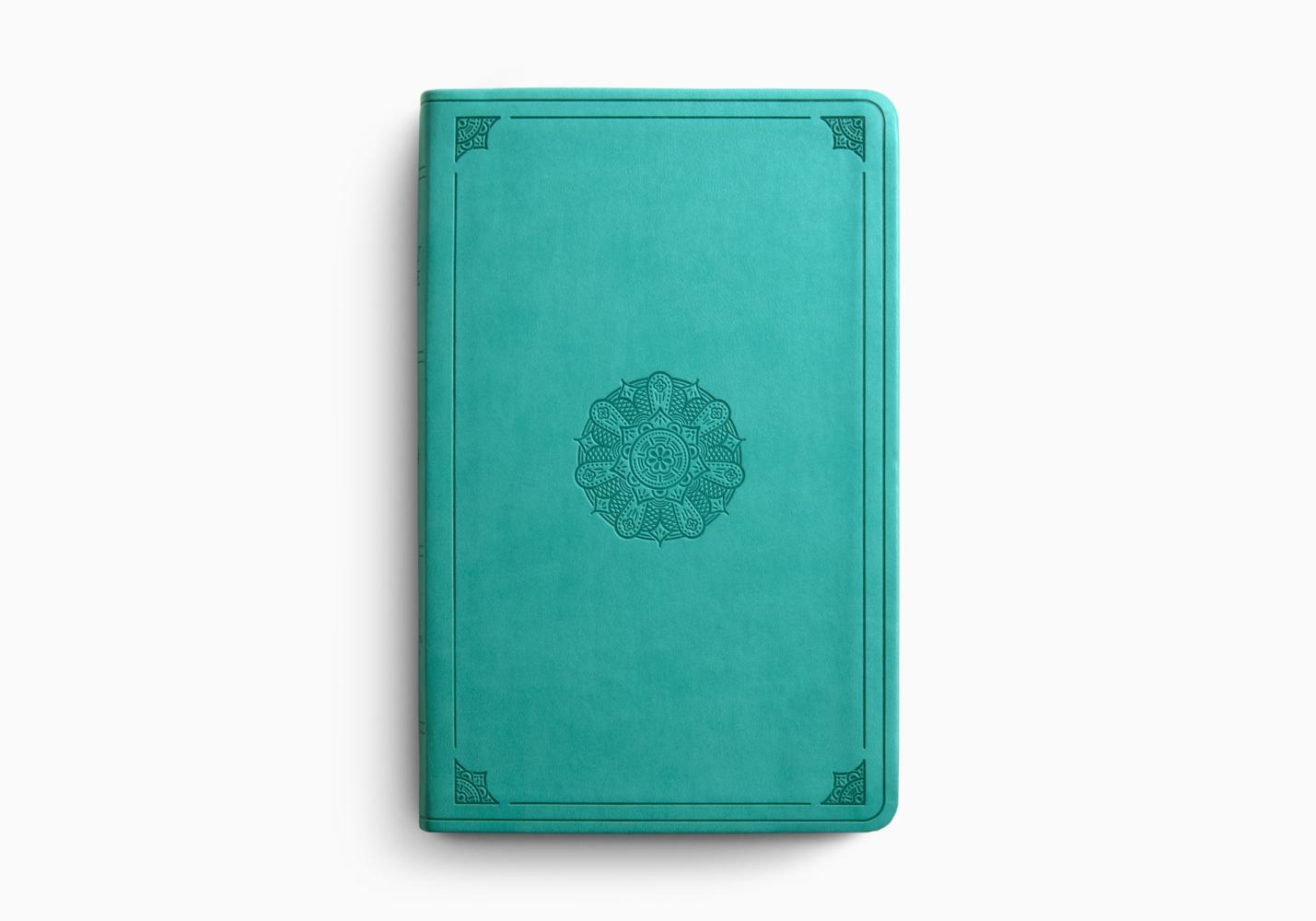 ESV LARGE PRT VALUE THINLINE BI TT TURQ EMBLEM