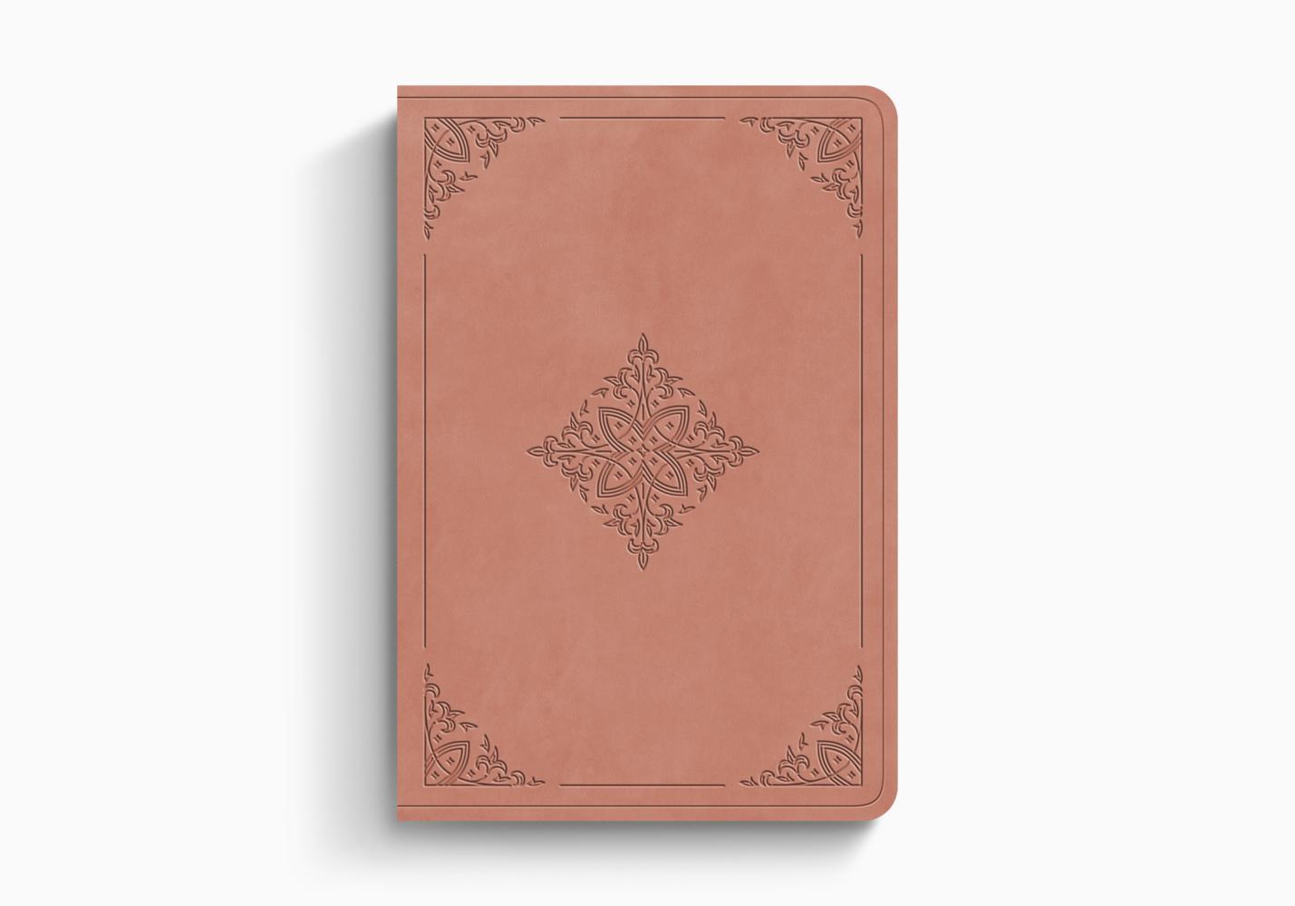 ESV VALUE LP COMPACT BIBLE TT, BLUSH