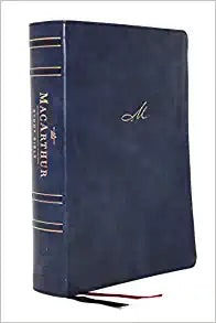 NKJV TN MACARTHUR STUDY BI 2ND ED LS NAVY
