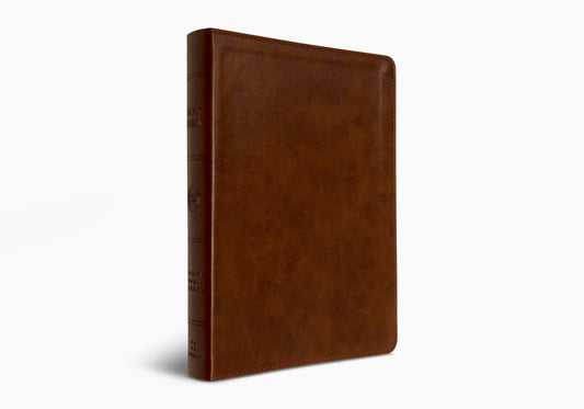 ESV LARGE PRINT BIBLE TT, DEEP BROWN