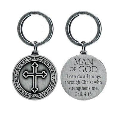 KC-344 KEYRING METALMAN OF GOD