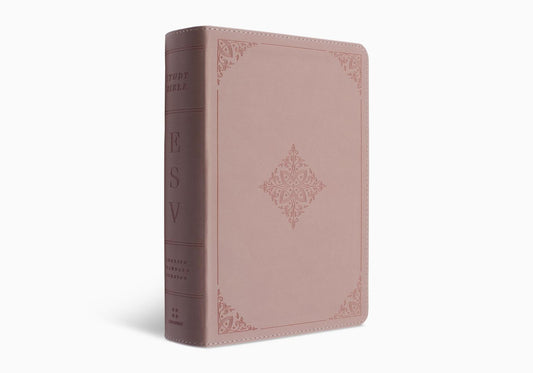 ESV STUDY BIBLE, PS TT, BLUSH ROSE