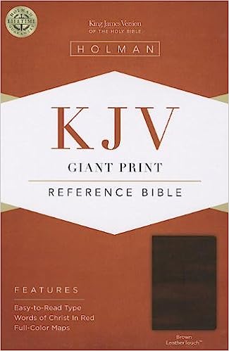 KJV HOL GIANT PRT REF BI LT BRWN