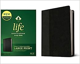NLT TYN LIFE APP STUDY BI 3RD ED LARGE PRT RLE LL BLACK