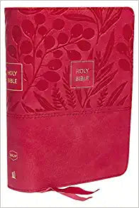 NKJV TN EOV REF BI COMPACT SZ LARGE PRT FL PINK