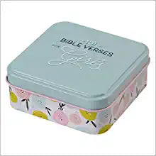 CAG TIN033 CARDS IN TIN 101 BIBLE VERSE FOR GILS