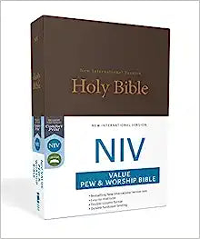 NIV ZON VALUE PEW WORSHIP BI HC BROWN