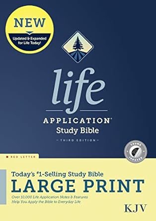 KJV LIFE APPLICATION STUDY BIBLE THIRD EDITION LARGE PRINT HC INDEXED