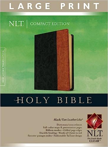 NLT COMPACT LARGE PRT BI LL BLACK/TAN
