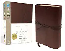 NIV ZON JOURNAL THE WORD BI LP PREMIUM LEATH BROWN