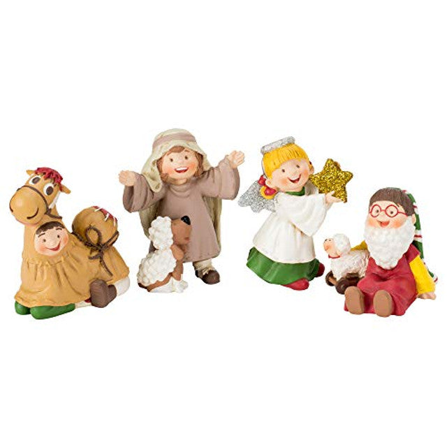 DIC CHNAT-915 NATIVITY SET RESIN 10PC 3 IN