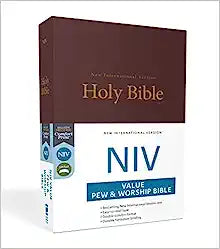 NIV ZON VALUE PEW WORSHIP BI HC BURG
