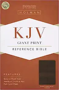 KJV HOL GIANT PRT REF BI LT BRWN IDX