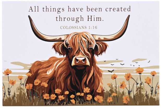 DIC IBB-297 ITTY BITTY CARD COW ALL THINGS HAVE BEEN