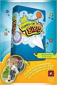 KIDS BI NLT HANDS ON BIBLE FOR KIDS LL BLUE