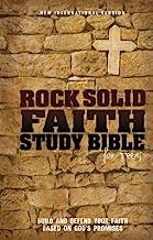 KIDS BI NIV ZON ROCK SOLID FAITH STUDY BIBLE TEENS