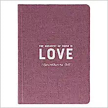 CAG JL351 JOURNAL SM HC LINEN BURG LOVE