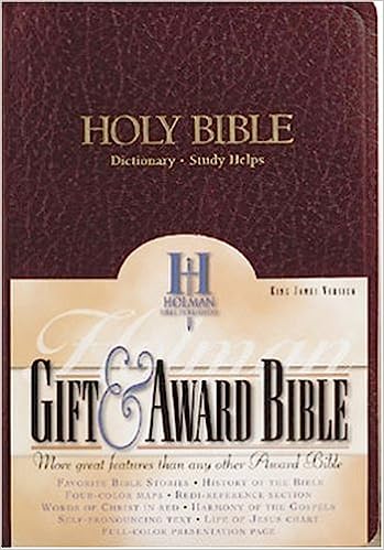 KJV HOL GIFT AND AWARD BIBLE IL BURGUNDY