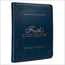 CAG OM053 LL ONE0MINUTE DEVOTIONS FAITHS CHECKBOOK