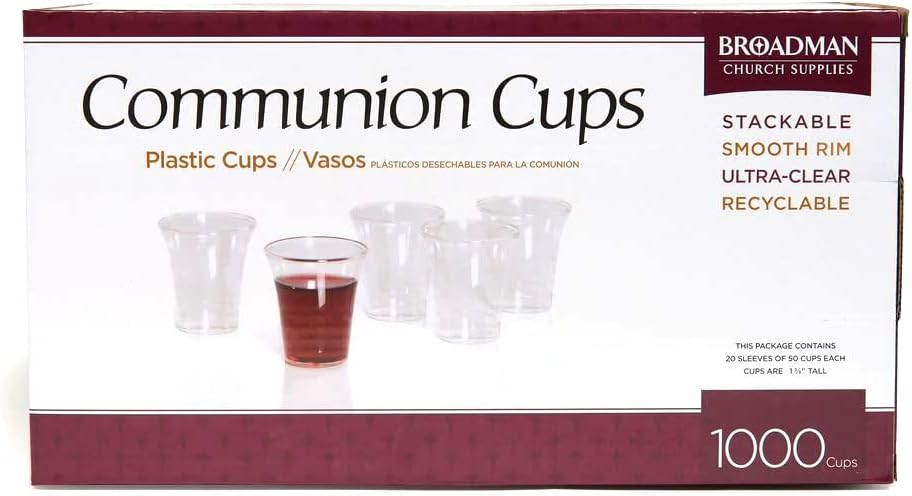 COMMUNION CUPS PLASTIC BOX OF 1000