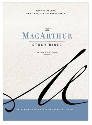 NASB TN MACARTHUR STUDY BI 2ND ED HC GRAY