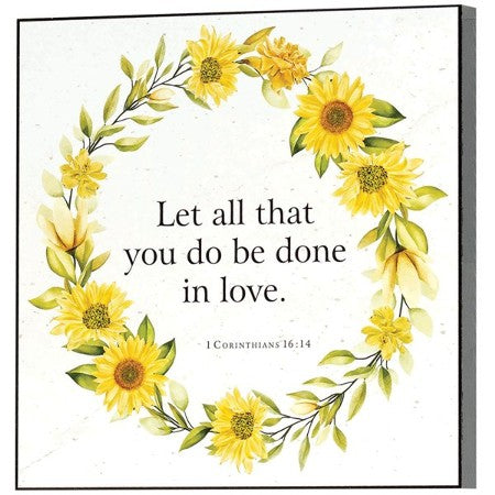 DIC PLK88-868 PLAQ WALL LET ALL THAT YOU DO