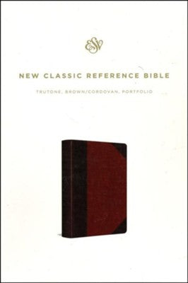 ESV REFERENCE BIBLE TT BROWN CORD PORTFOLIO