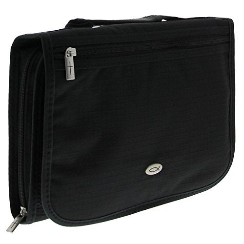 CAG BBL172 BIBLE COVER TRI FOLD LARGE BLACK
