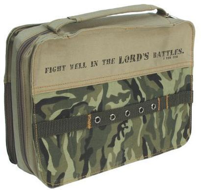 CAG BBL201 BIBLE COVER COTTON CAMOUFLAGE LARGE
