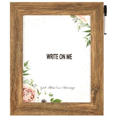 DIC 62BW-1114-901 FRAME ART WRITE ON ME GOD BLESS OUR MARRIAGE