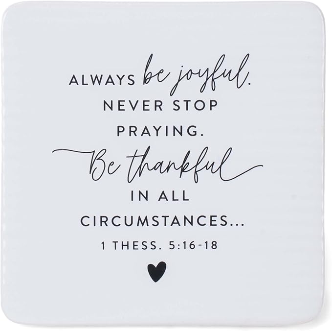 LCP 40453 PLAQUE HOLD ONTO HOPE BE JOYFUL TEXTURED