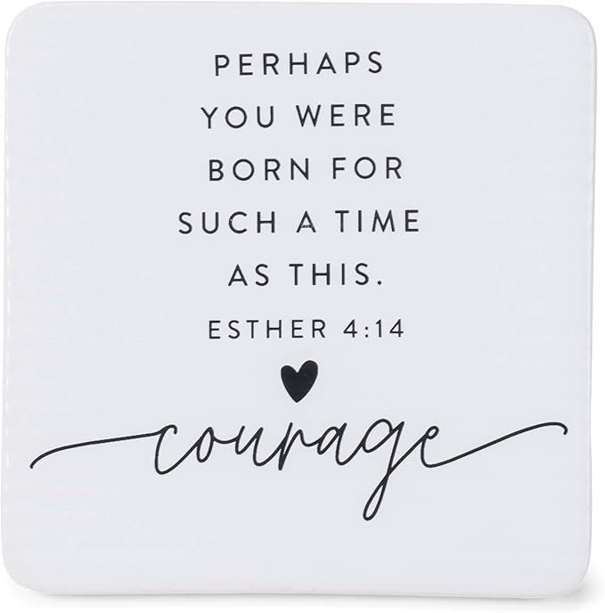 LCP 40454 PLAQUE HOLD ONTO HOPE COURAGE TEXTURED
