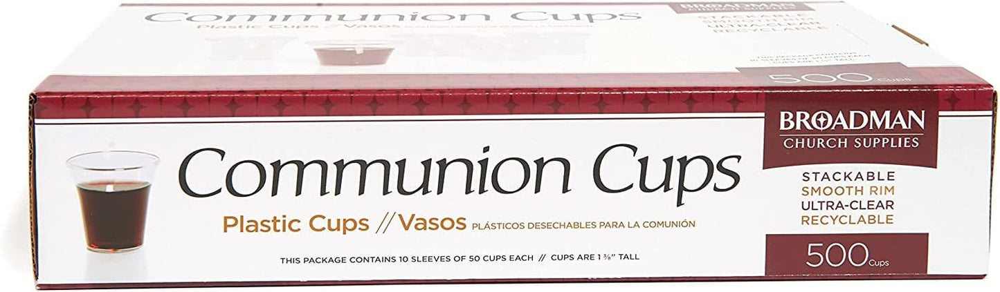 COMMUNION CUPS PLASTIC BOX OF 500