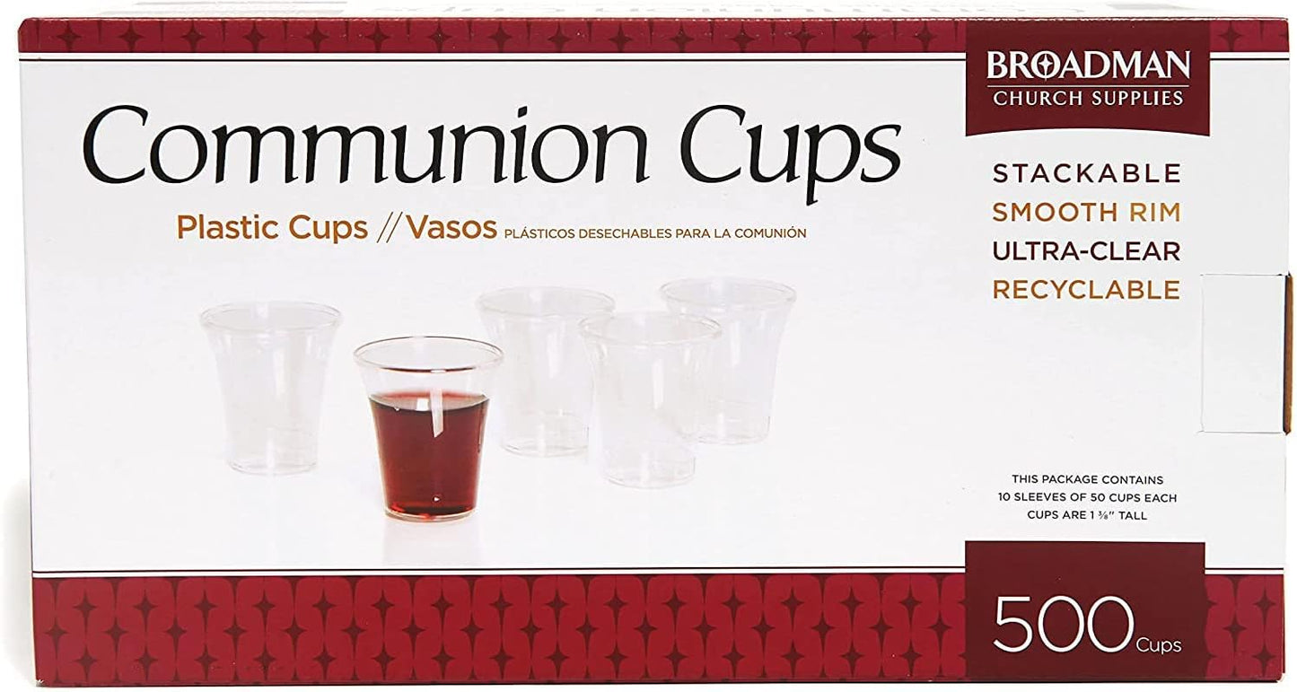 COMMUNION CUPS PLASTIC BOX OF 500