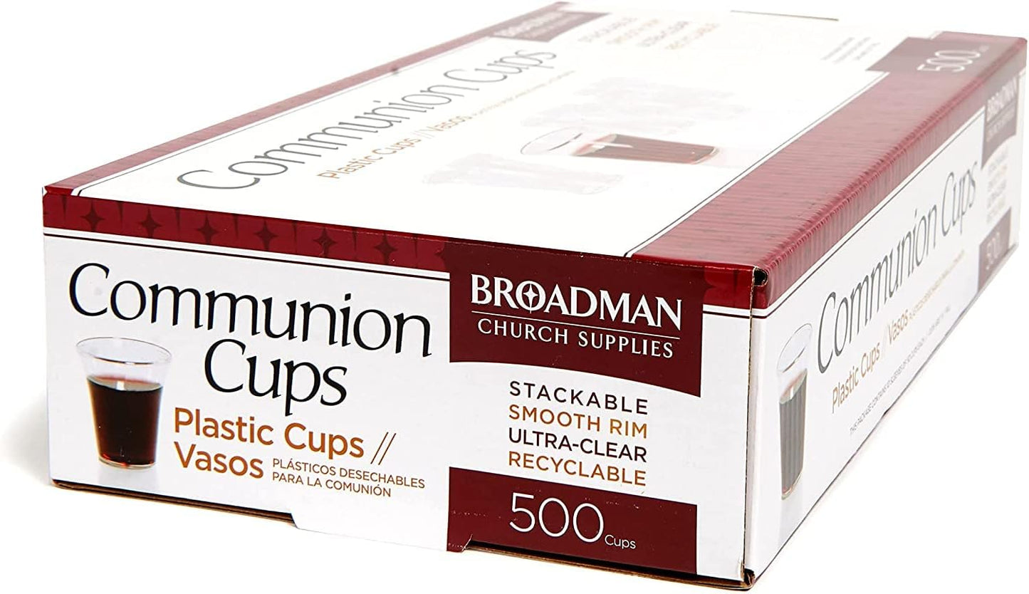 COMMUNION CUPS PLASTIC BOX OF 500