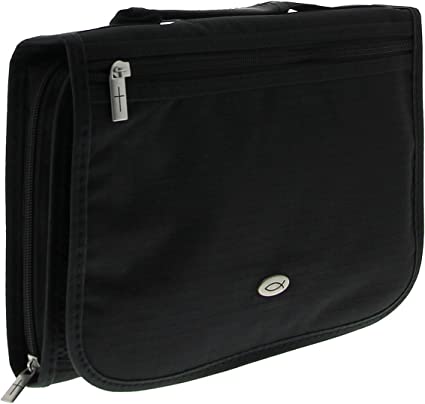 CAG BBM172 BIBLE COVER TRI FOLD MEDIUM BLACK