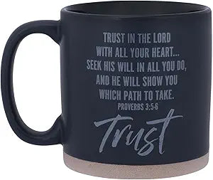LCP 18753 MUG HOLD HOPE TRUST RAW BOTTOM BLACK