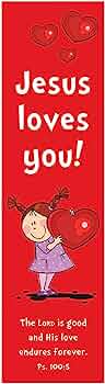 BMP092 BOOKMARK PACK JESUS LOVES YOU