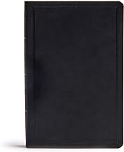 CSB DELUXE GIFT BIBLE, BLACK LEATHERTOUCH