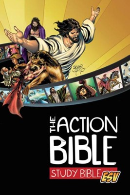 KIDS BI ACTION BIBLE ESV ACTION STUDY BIBLE HC
