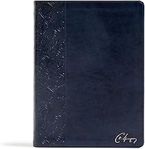 CSB SPURGEON STUDY BIBLE, NAVY LEATHERTOUCH