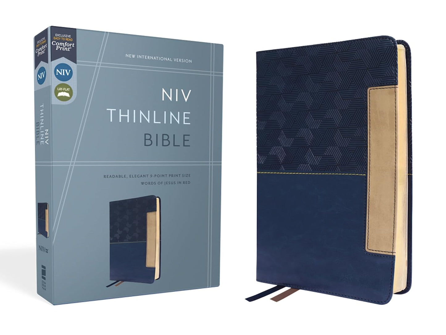 NIV THINLINE BIBLE BLUE LS