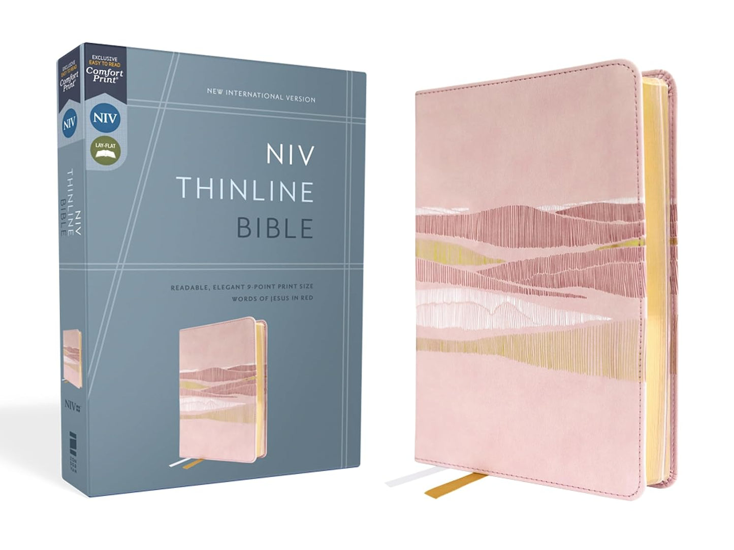 NIV THINLINE BIBLE PINK LS