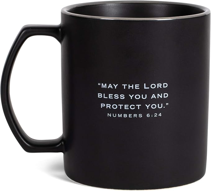 LCP 18742 COFFEECUP PASTOR BLESS YOU BLACK 18 OZ