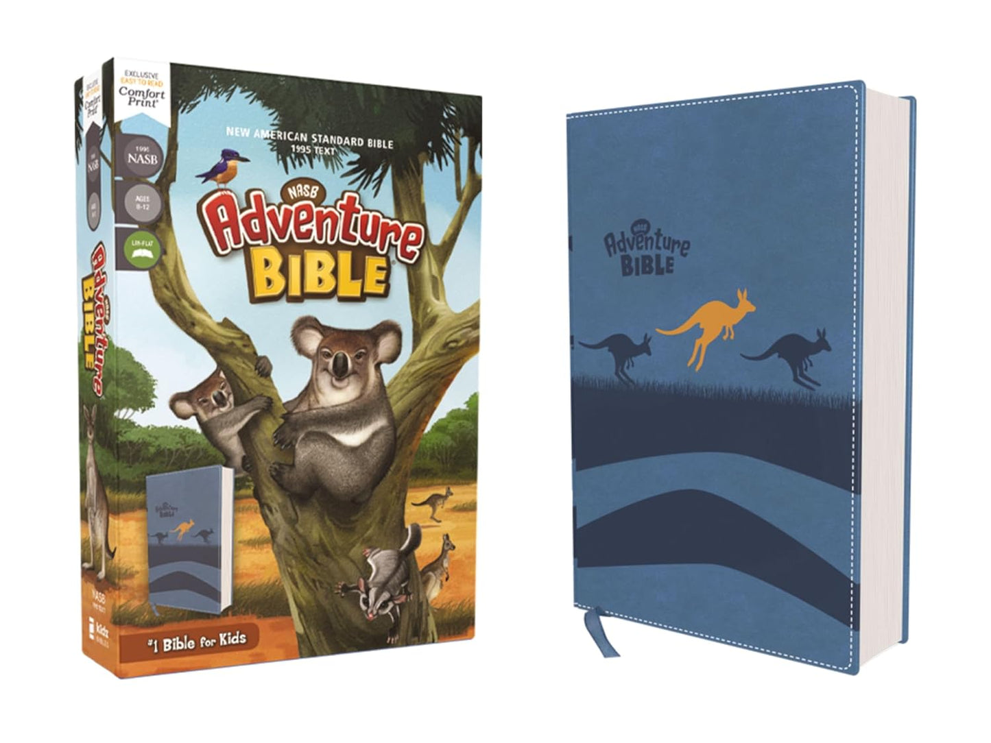 NASB 95 ADVENTURE BIBLE BLUE LS