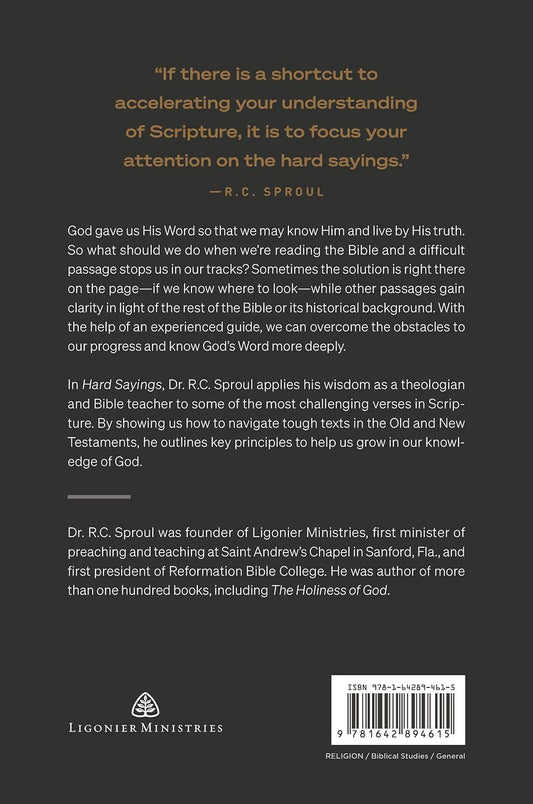 HARD SAYINGS RC SPROUL