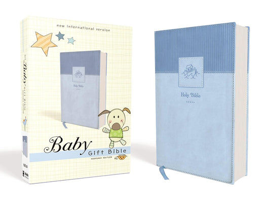 ZONKIDZ NIV BABY GIFT BIBLE KEEPSAKE ED LEASOFT BLUE