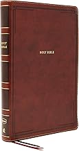 NKJV  THINLINE BIBLE LS GIANT PRINT BROWN TI