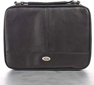 CAG BBL456 BIBLE COVER LUXL TWO FOLD ORGANIZER BLACK