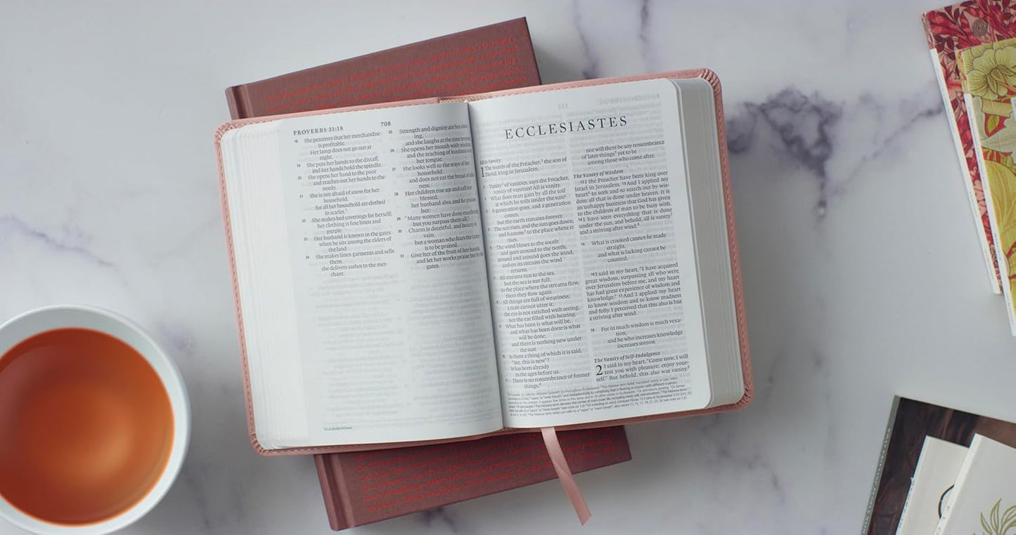 ESV LARGE PRINT COMPACT TT, BLUSH, RL